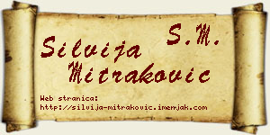 Silvija Mitraković vizit kartica
